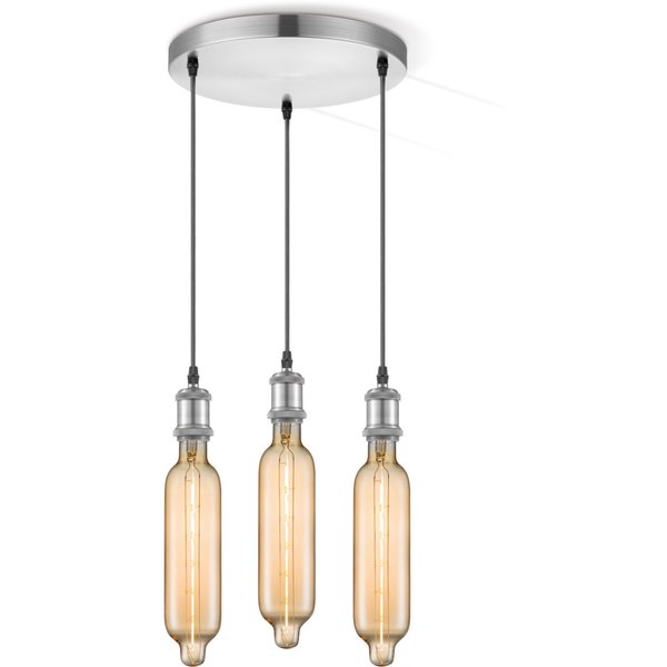 Home sweet home hanglamp Vintage 3L Tube - amber
