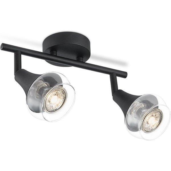 Home sweet home LED opbouwspot Vaya 2L - zwart