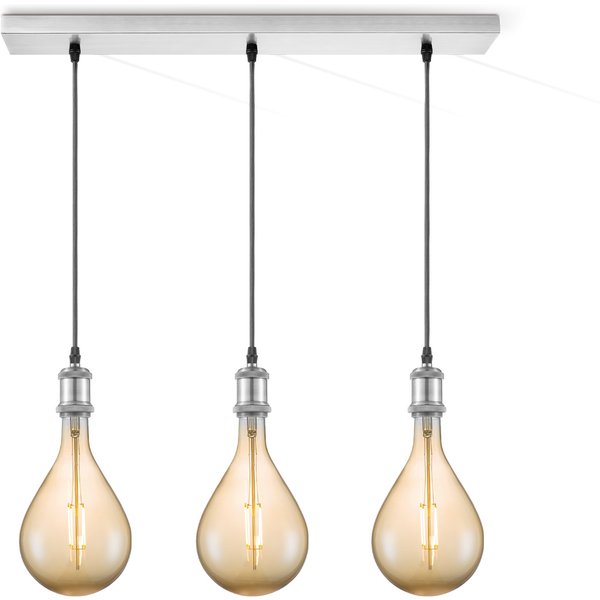 Home sweet home hanglamp Vintage 3L Beam Pear - amber