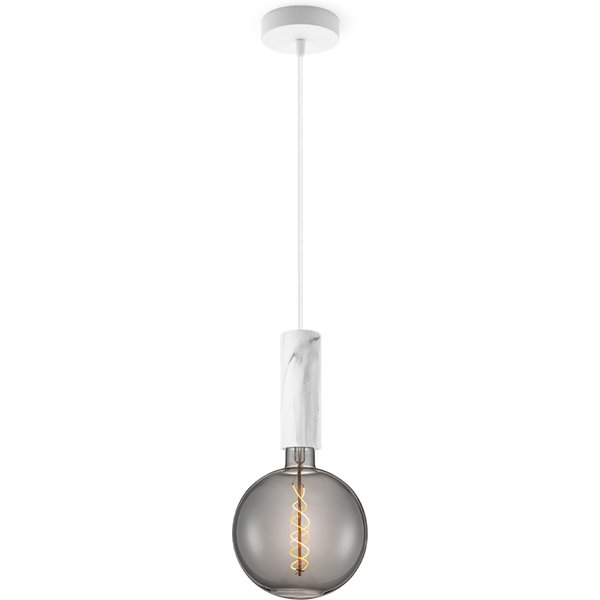 Home sweet home hanglamp Saga marmer Spiral g180 - smoke