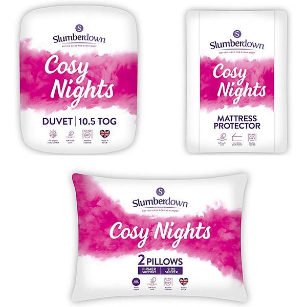 Slumberdown Cosy Nights 10.5 Tog Bundle - Slumberdown - Size: DOUBLE