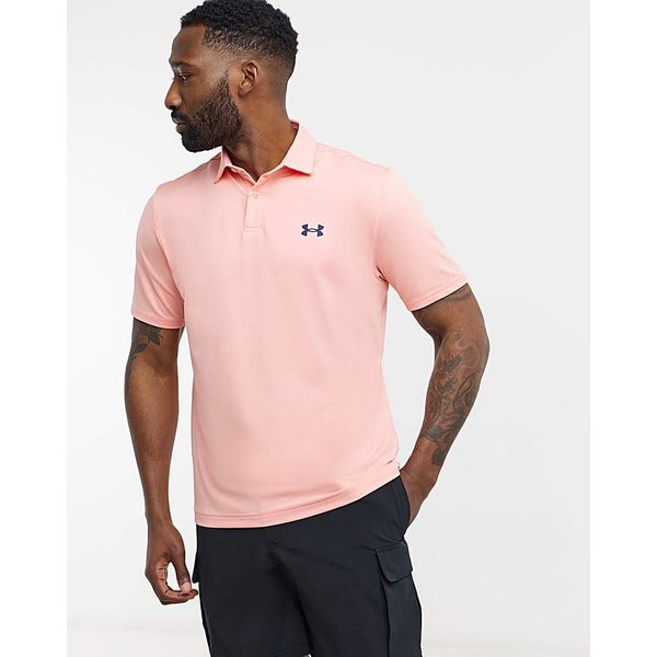 Under Armour Matchplay Polo Pink/Navy - Under Armour - Size: S34/36