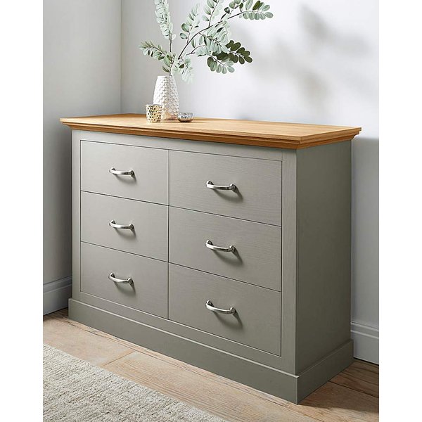 Julipa Ashford 6 Drawer Wide Chest