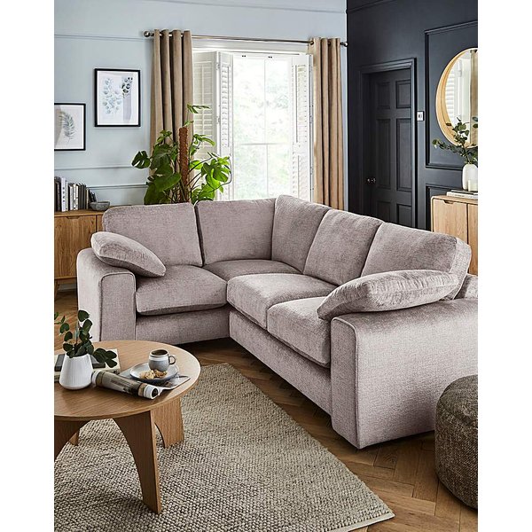 Hunter Chenille Left Hand Corner Sofa