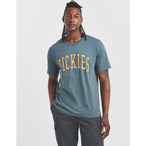 Dickies Aitkin Varsity T-Shirt Blue - Dickies - Size: S