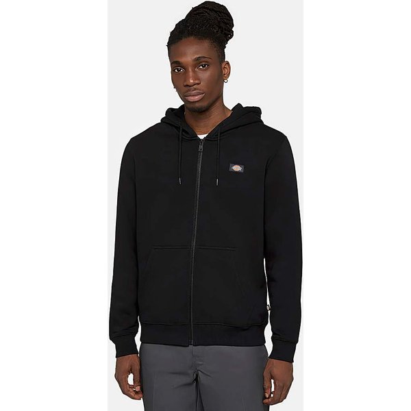 Dickies Oakport Zip Through Hoodie Black - Dickies - Size: XXL
