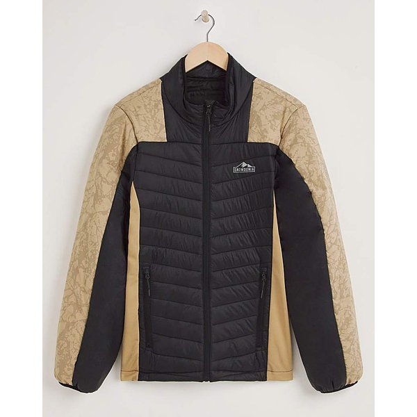 Snowdonia Black Hybrid Padded Jacket