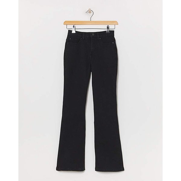 24/7 Bootcut Jean Black - JD Williams - Size: 32L