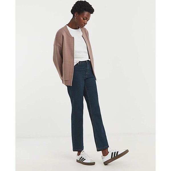 24/7 Straight Leg Jean Indigo - JD Williams - Size: 10L