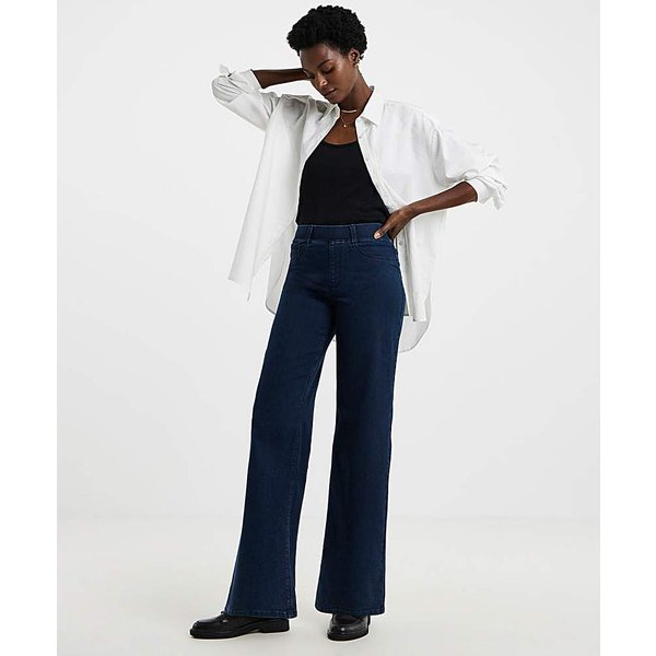 Wide Leg Jegging Indigo - JD Williams - Size: 16R
