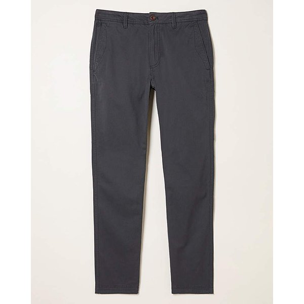 FatFace Modern Coastal Chino Trouser Grey - FatFace - Size: 34