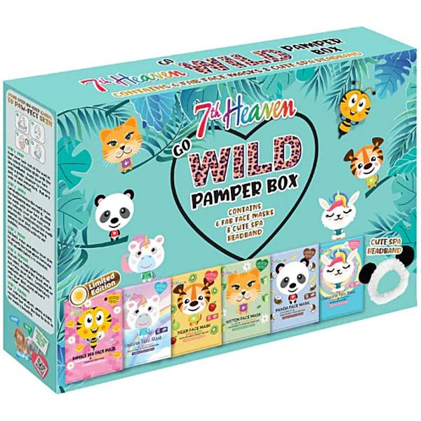 7th Heaven Go Wild Sheet Mask & Headband - Montagne Jeunesse