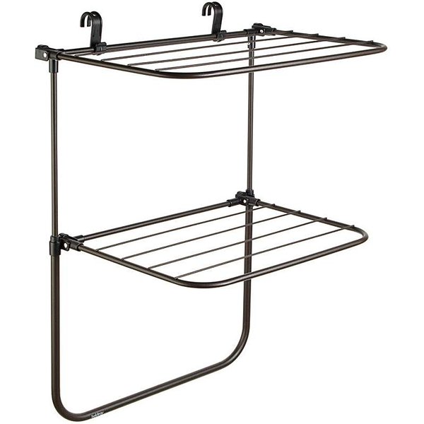 Beldray 2 in 1 Hanging Clothes Airer Black - Beldray