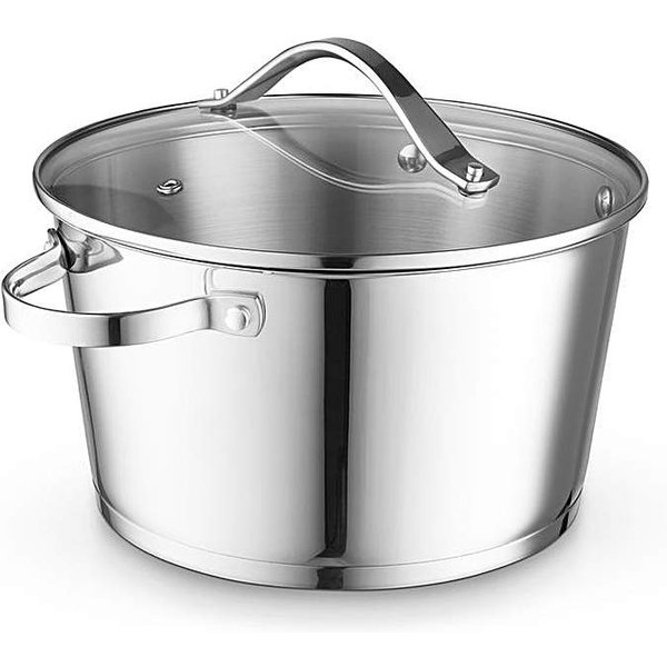Good Food Stainless Steel 24cm Stockpot Stainless Steel - Good Food