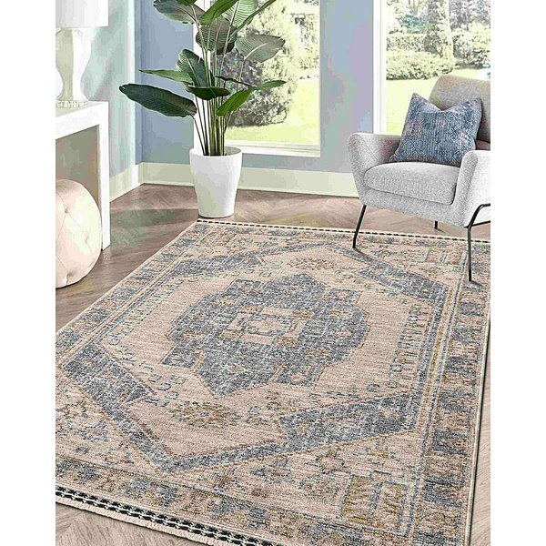 Mateo Medallion Rug Blue - Homemaker - Size: 120X170