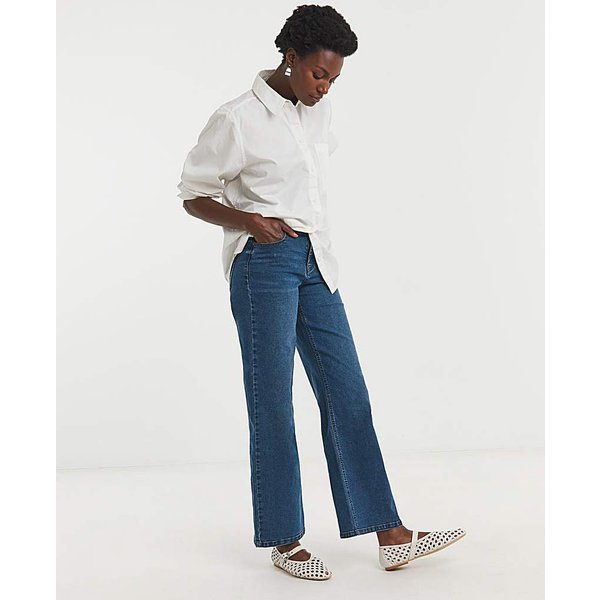 24/7 Wide Leg Jean Blue - JD Williams - Size: 22