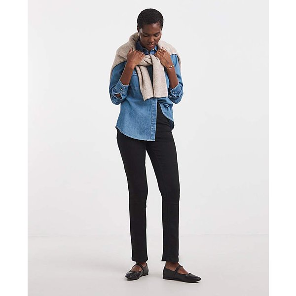 Superstretch Slim Jean Black - JD Williams - Size: 10L