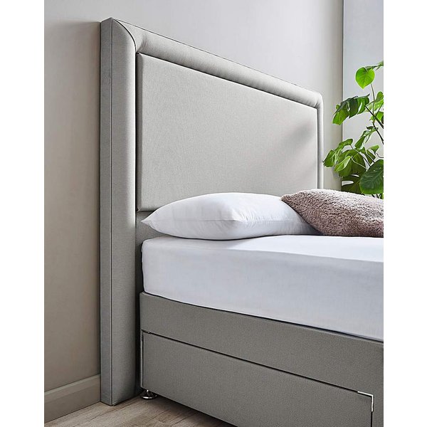 Palermo Floor Standing Headboard Grey - Silentnight - Size: S KING