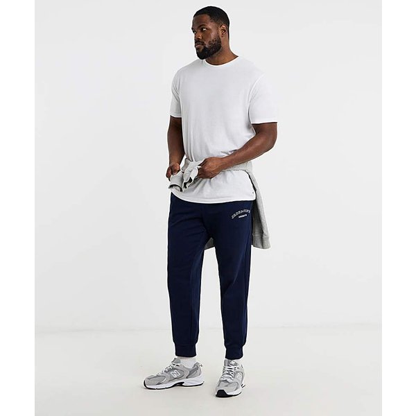 Jack & Jones College Logo Joggers - Navy Navy - JACK & JONES - Size: 44R
