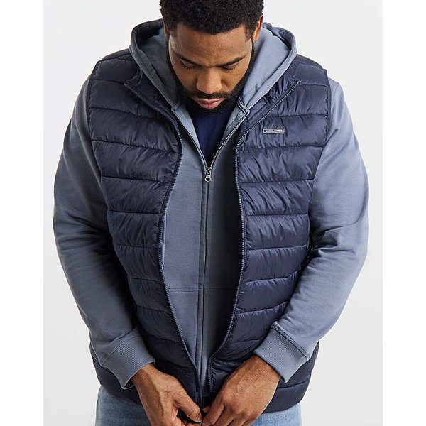Jack & Jones Louis Light Gilet - Navy Navy - JACK & JONES - Size: M(44)