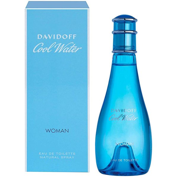 Davidoff Women's Cool Water Woman Eau De Toilette in Clear | Size: 100ml