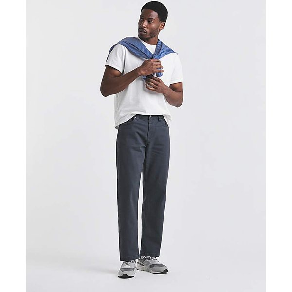 Union Blue Loose Stretch Gabardine Jean