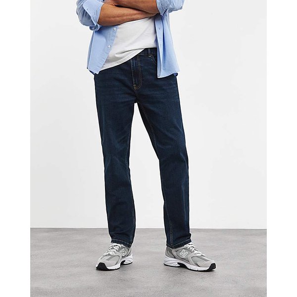 Slim Fit Stretch Jean Dark Wash Dark Wash - Jacamo - Size: 48L