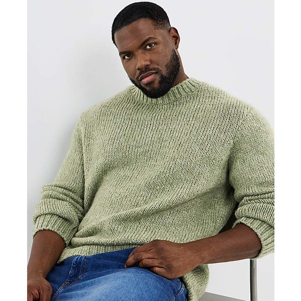 Jack & Jones Knit Jumper - Green Green - JACK & JONES - Size: M(44)