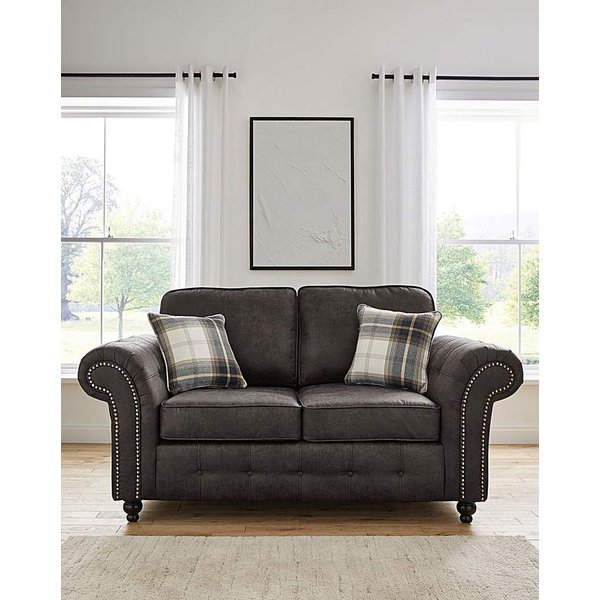 Oakland Faux Leather 2 Seater Sofa
