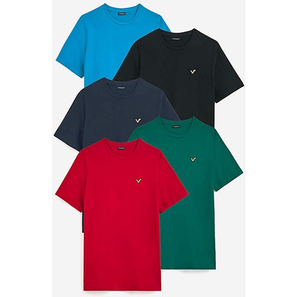 Voi Storm 5 Pack T-Shirt Long length Multi - Voi - Size: S36-38