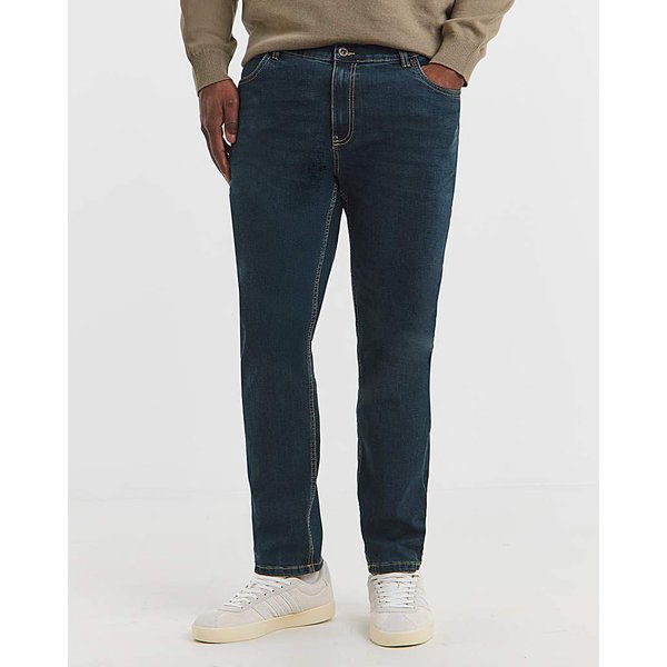 Slim Fit Stretch Jeans Dark Tint Dark Tint - Jacamo - Size: 44L