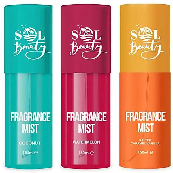 Fragranced Body Spray Trio - Sol Beauty
