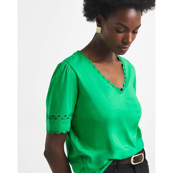 Ric Rack Top Green - JD Williams - Size: 20