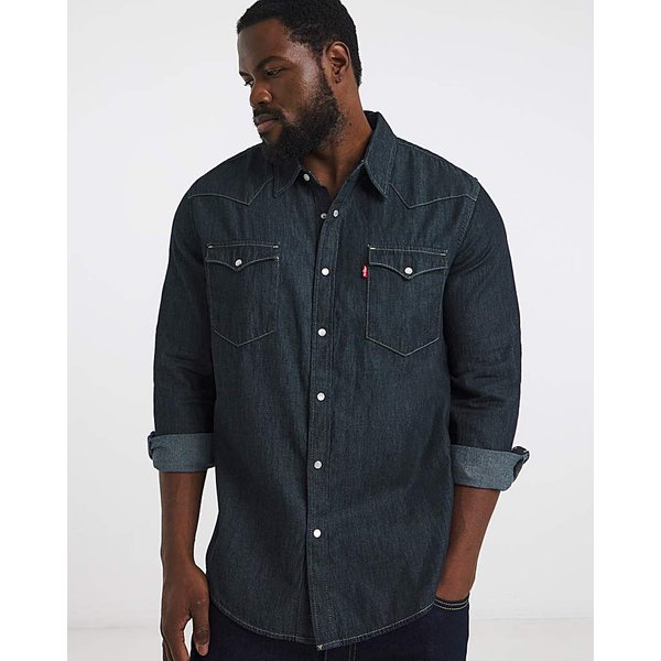 Levi's Classic Western Denim Shirt Rinse - Levi's - Size: 1XL