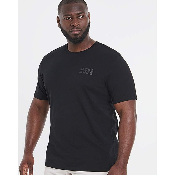 Jack & Jones Corp Logo T-Shirt - Black Black - JACK & JONES - Size: L(47)