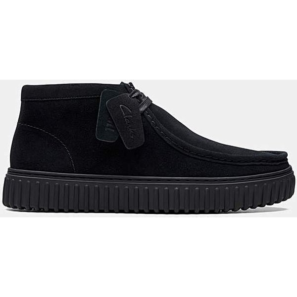 Clarks Suede Torhill Boots - Black Black - Clarks - Size: 10