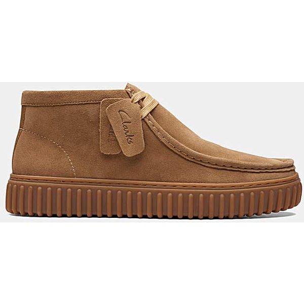Clarks Suede Torhill Boots - Dark Sand Dark Sand - Clarks - Size: 8