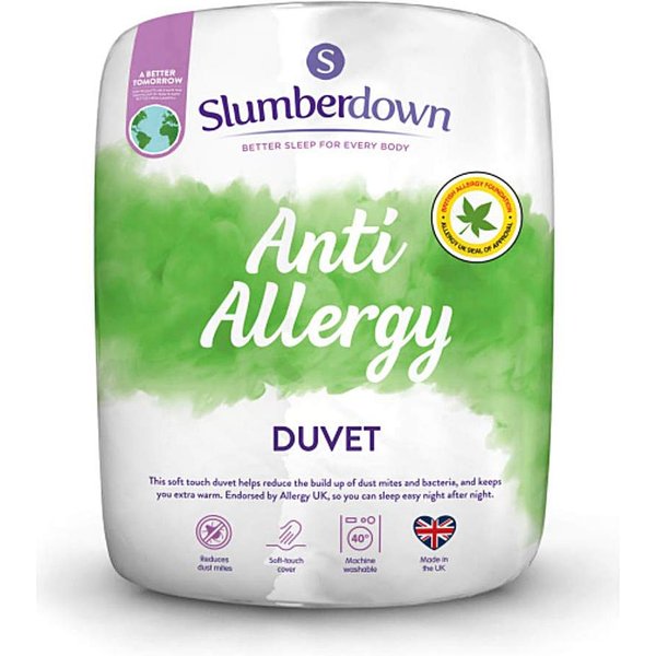 Slumberdown Anti Allergy 4.5 Tog Duvet White - Slumberdown - Size: DOUBLE