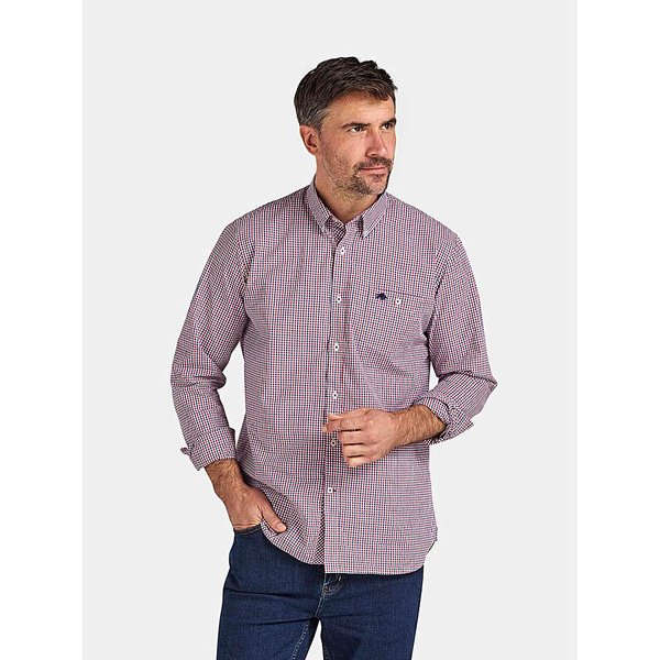 Raging Bull LS Graph Check Poplin Shirt