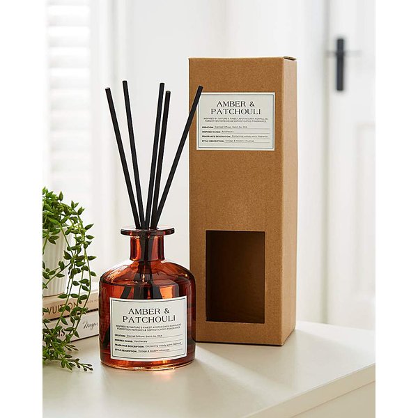 Amber & Patchouli 250ml Diffuser Amber - Candlelight