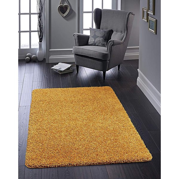 Buddy Washable & Stain Resistant Rug Ochre - Buddy - Size: 140X200