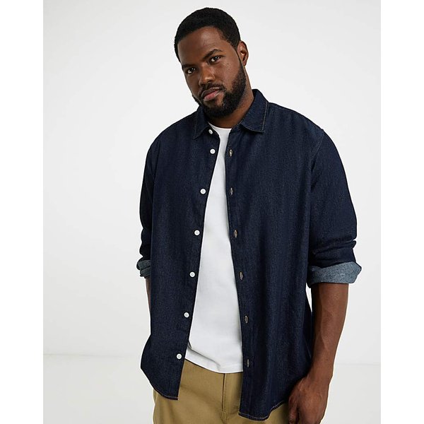 Jack & Jones Norrebro Denim Shirt - Blue Blue - JACK & JONES - Size: L(47)