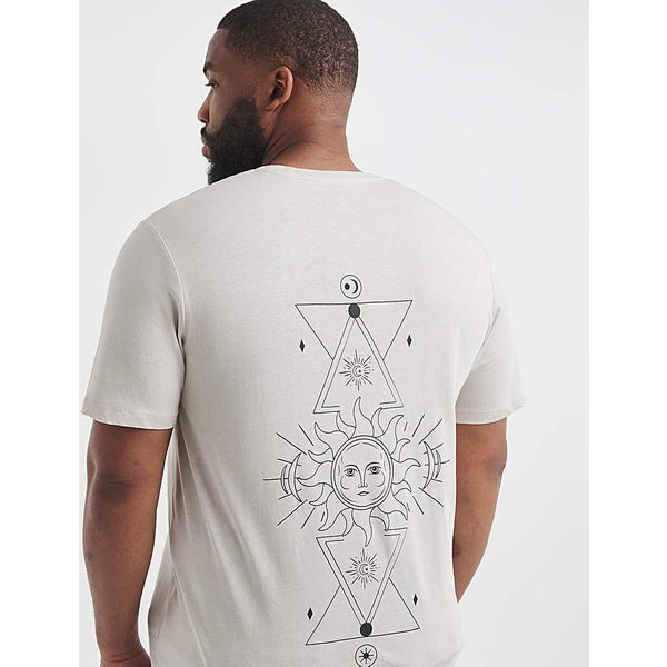 Jack & Jones Jackie crew Neck T-Shirt Moonbeam - JACK & JONES - Size: M(44)