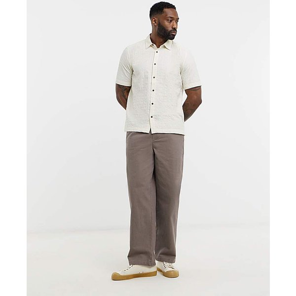 Only & Sons Textured Shirt - Cream Cream - Only & Sons - Size: XL(44")