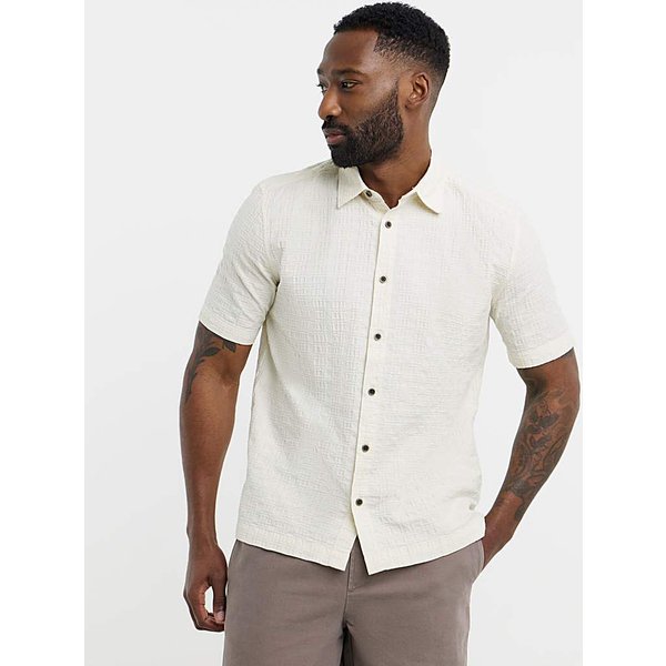 Only & Sons Textured Shirt - Cream Cream - Only & Sons - Size: 3XL(50")