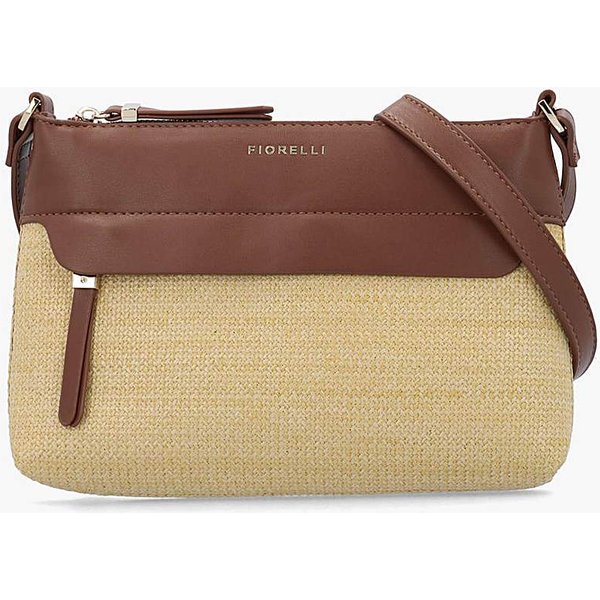 Fiorelli Isla Beige Straw Cross-Body Beige - Fiorelli - Size: ONE SIZE