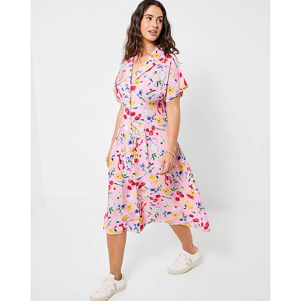 Joe Browns Fun In The Sun Dress Pink Multi-Coloured - Joe Browns - Size: 10