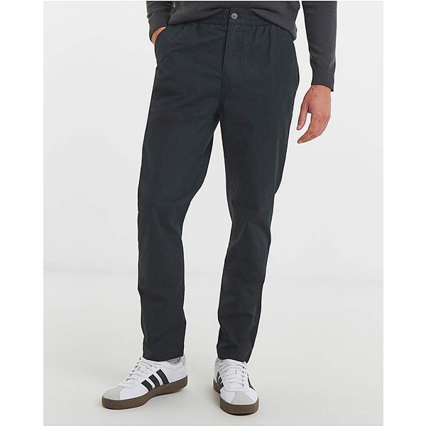 Ripstop Tapered Comfort Stretch Trouser Black - Jacamo - Size: 36/38 R