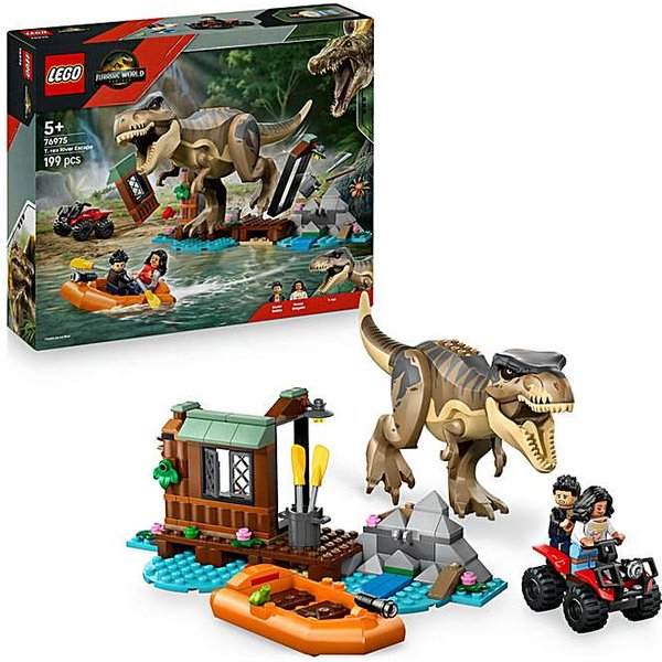 LEGO Jurassic World T.Rex River Escape - LEGO Jurassic World