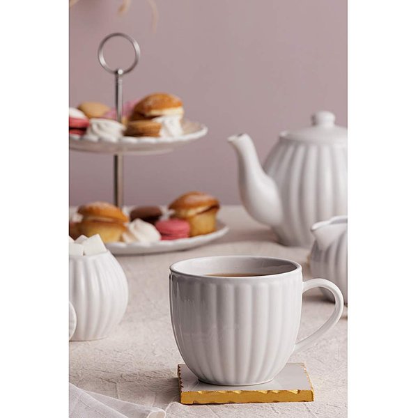 Price & Kensington 4 Oversized Mugs White - Price & Kensington